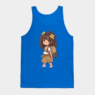 Back to school. Little Schoolgirl. Tank Top